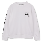 Sudadera estampada KARL LAGERFELD KIDS 
                    NI&Ntilde;O