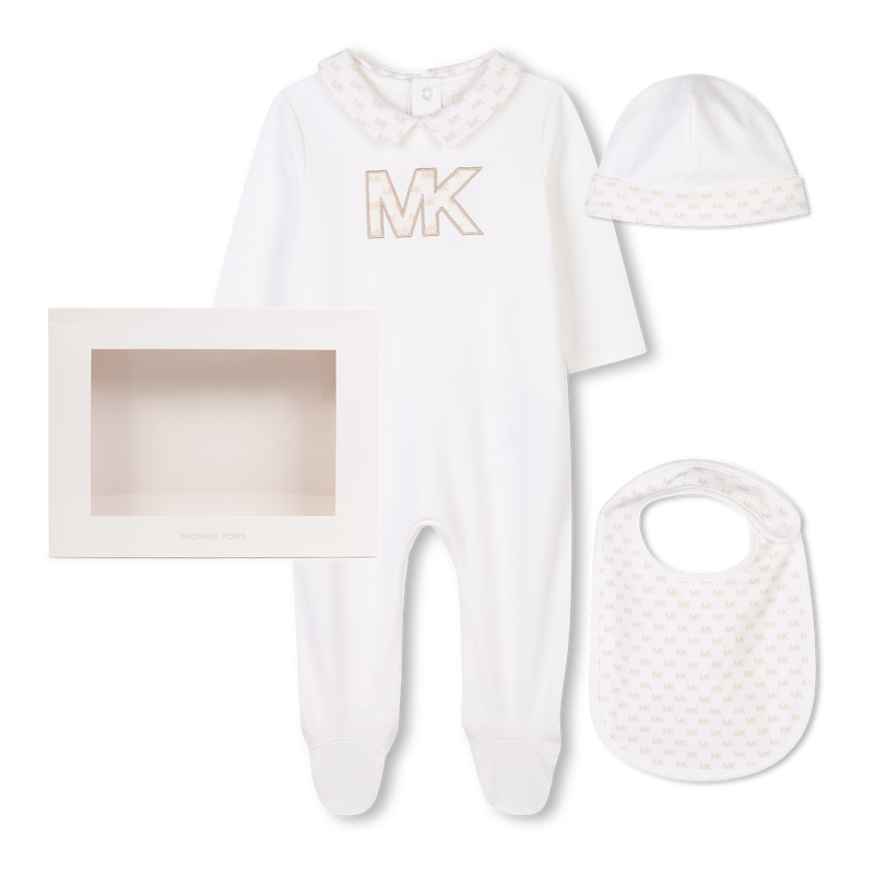 Pijama, gorro y babero MICHAEL KORS 
                        UNISEXO