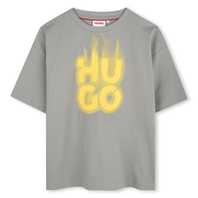 Camiseta manga corta y algod&oacute;n HUGO NI&Ntilde;O