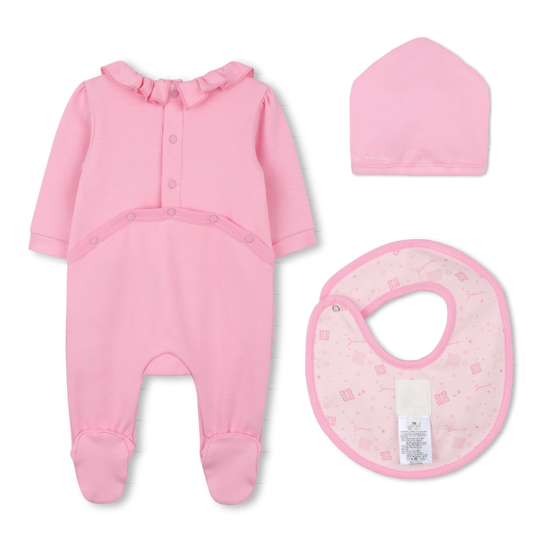 Conjunto de pijama, gorro y babero GIVENCHY 
                        UNISEXO