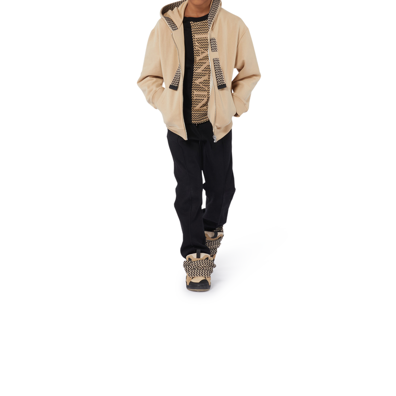 Sudadera con logo bordado LANVIN 
                        NI&Ntilde;O