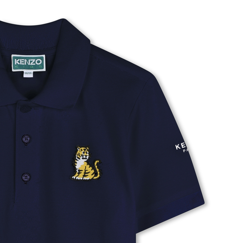Polo algod&oacute;n de manga corta KENZO KIDS 
                        UNISEXO