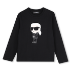 Camiseta de mangas cortas, NEGRO, hi-res
