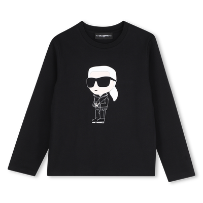 Camiseta de mangas cortas KARL LAGERFELD KIDS NI&Ntilde;O