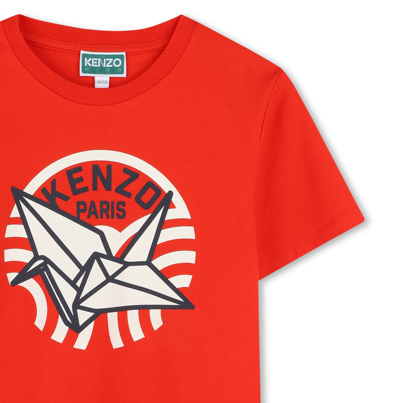 Camiseta algod&oacute;n manga corta KENZO KIDS 
                        UNISEXO