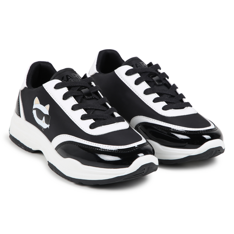 Zapatillas con cordones KARL LAGERFELD KIDS 
                        NI&Ntilde;A