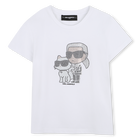 Camiseta KARL LAGERFELD KIDS 
                    NI&Ntilde;A
