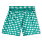 Pantalones cortos con estampado de cuadros vichy KIDS AROUND 
                    NI&Ntilde;A