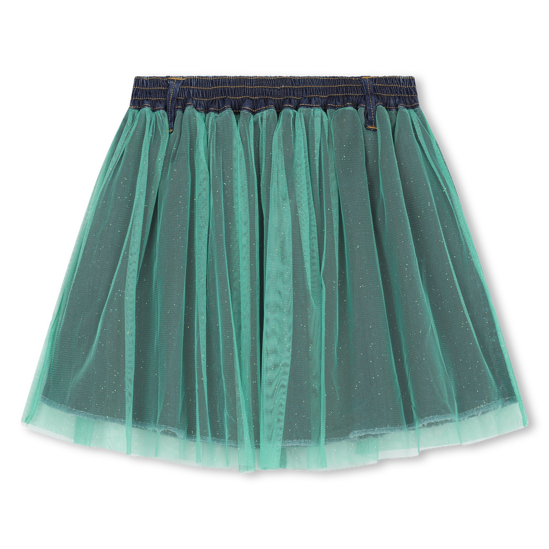 Falda bimateria BILLIEBLUSH 
                        NI&Ntilde;A