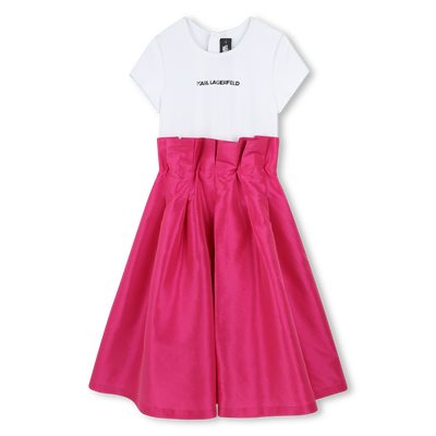 Vestido de gala de tafet&aacute;n KARL LAGERFELD KIDS NI&Ntilde;A