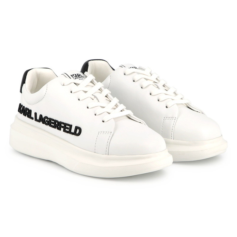 Zapatillas de cuero KARL LAGERFELD KIDS 
                        UNISEXO