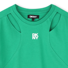 Camiseta calada de manga corta DKNY 
                    NI&Ntilde;A