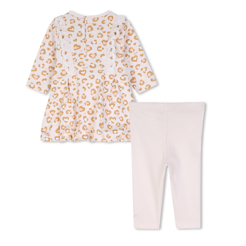 Conjunto de vestido y leggins KENZO KIDS 
                        NI&Ntilde;A