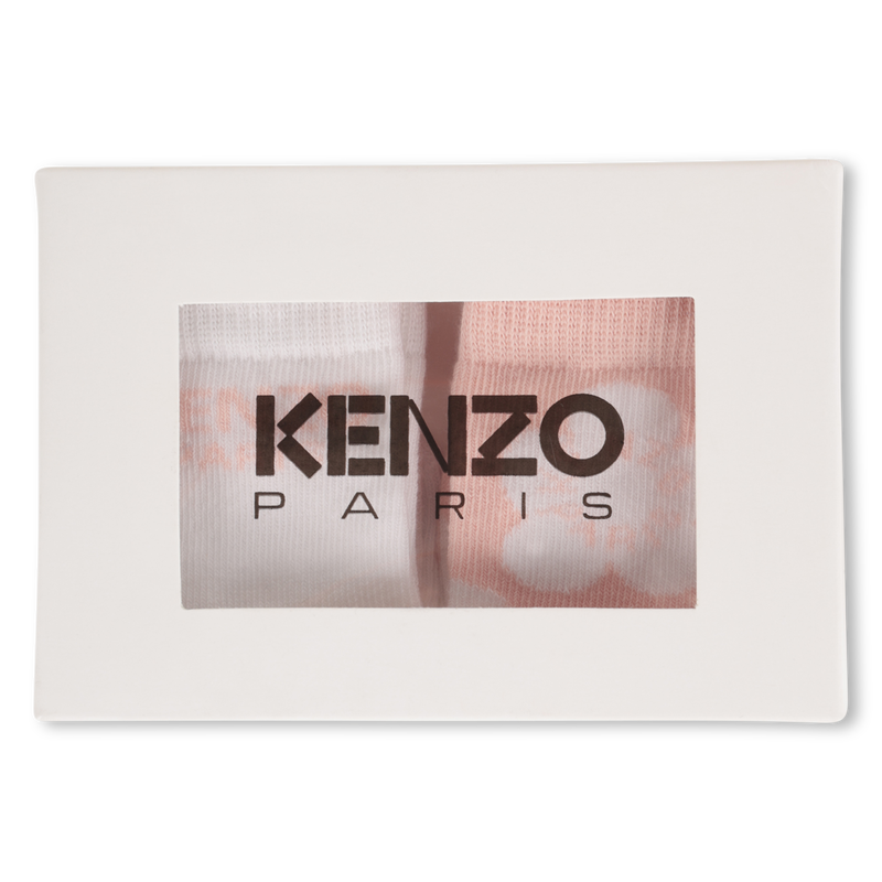 Set de 2 pares de calcetines de punto KENZO KIDS 
                        UNISEXO