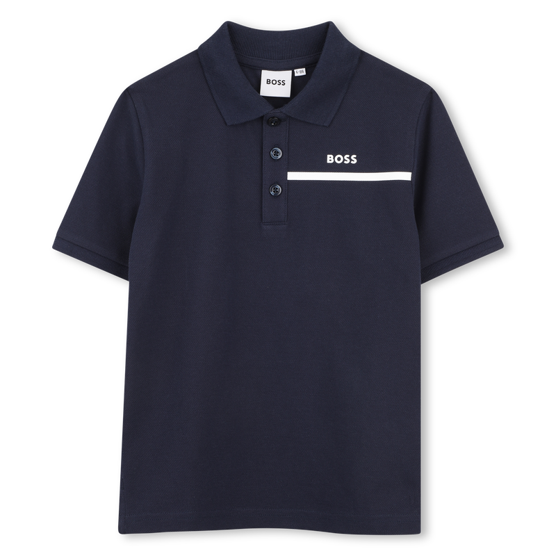 CONJUNTO POLO + PANTAL&Oacute;N CORTO BOSS 
                        NI&Ntilde;O