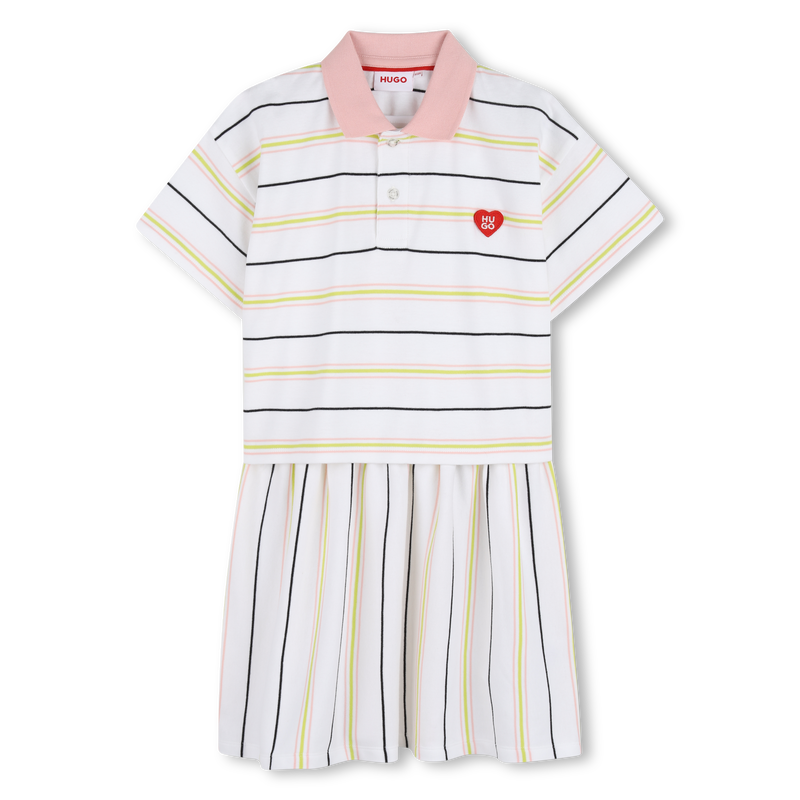 VESTIDO A RAYAS HUGO 
                        NI&Ntilde;A