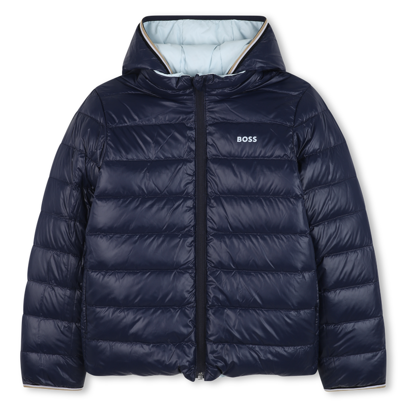 Plum&iacute;fero reversible con capucha BOSS 
                        NI&Ntilde;O