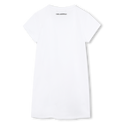 Vestido de manga corta bordado KARL LAGERFELD KIDS 
                    NI&Ntilde;A