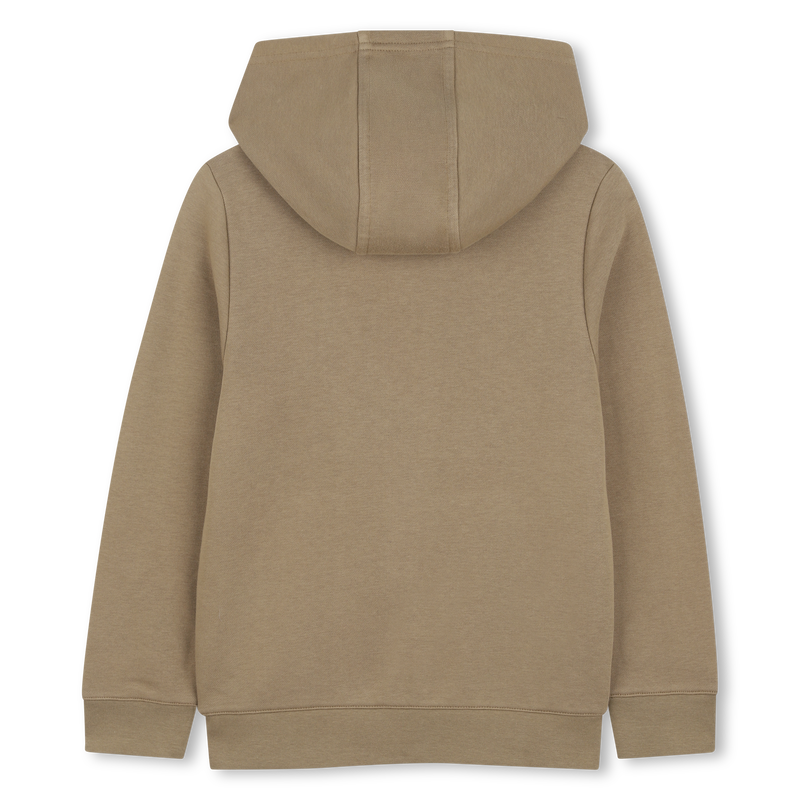 SUDADERA CON CAPUCHA CON CREMALLERA BOSS 
                        NI&Ntilde;O