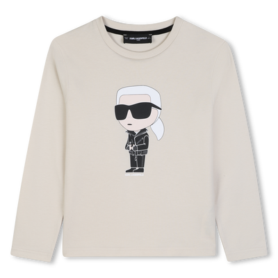 Camiseta de mangas cortas KARL LAGERFELD KIDS NI&Ntilde;O
