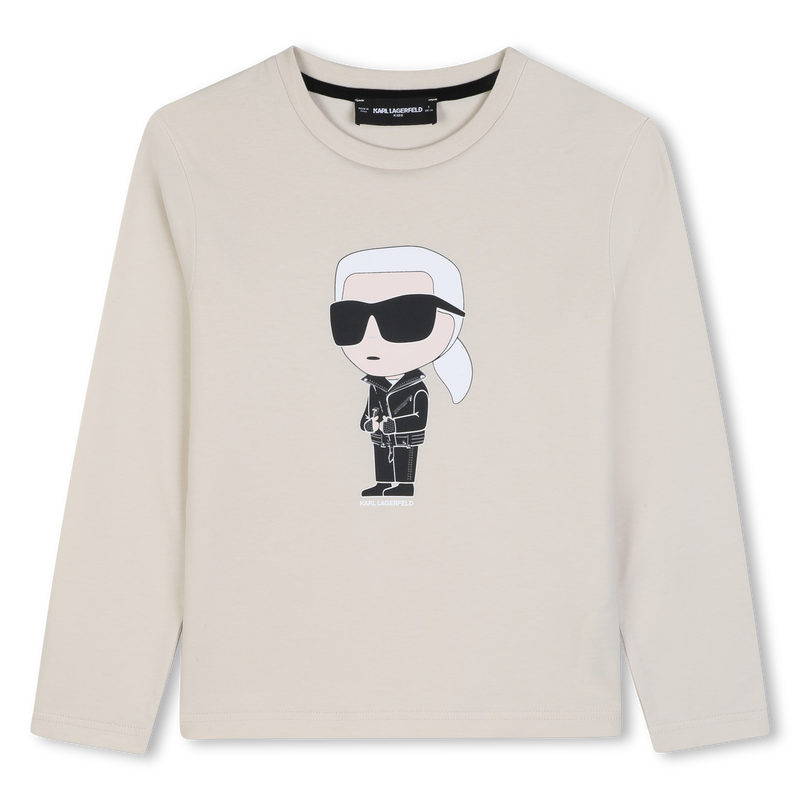 Camiseta de mangas cortas KARL LAGERFELD KIDS 
                        NI&Ntilde;O