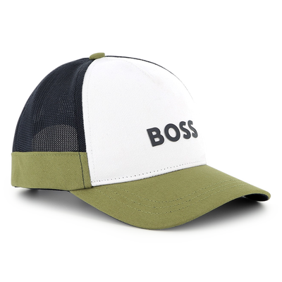 Gorra ajustable de algod&oacute;n BOSS NI&Ntilde;O