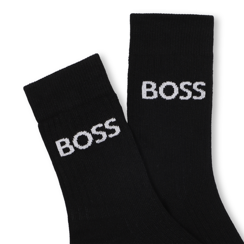 JUEGO DE 5 PARES DE CALCETINES BOSS 
                        NI&Ntilde;O