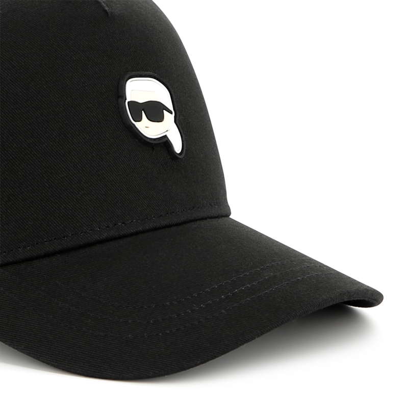 Gorra ajustable de algod&oacute;n KARL LAGERFELD KIDS 
                        NI&Ntilde;O