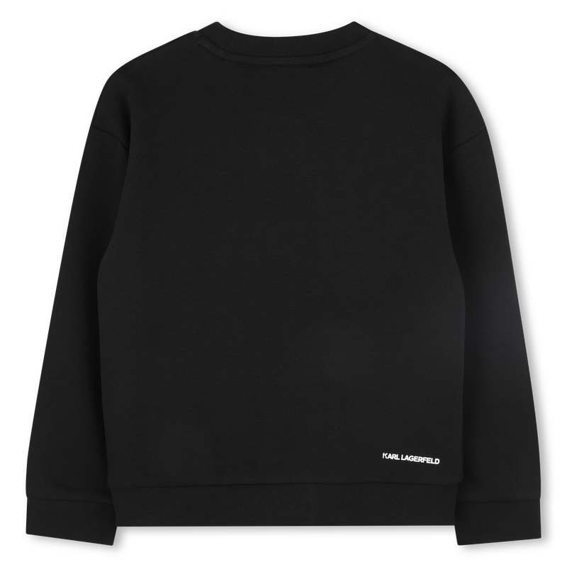 Sudadera estampada KARL LAGERFELD KIDS 
                        NI&Ntilde;O