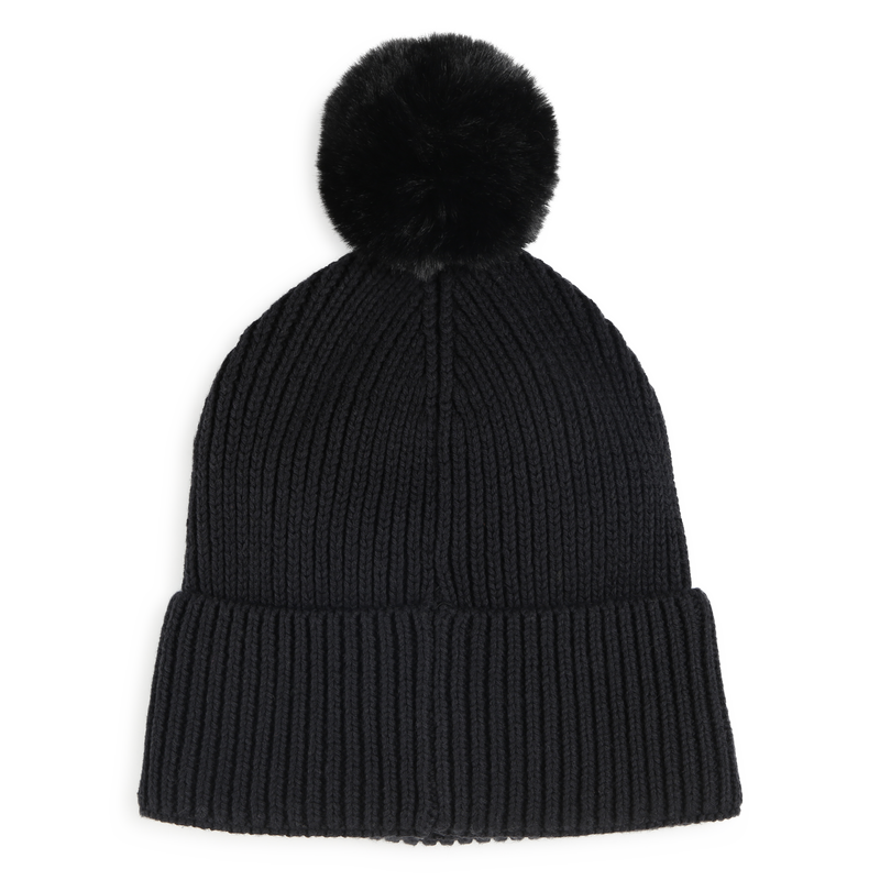 Gorro con pomp&oacute;n MICHAEL KORS 
                        NI&Ntilde;A