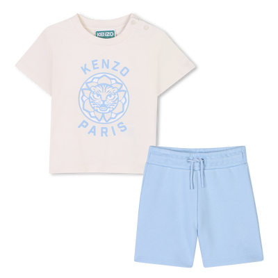 Conjunto camiseta y bermudas KENZO KIDS NI&Ntilde;O