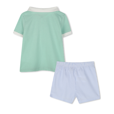 Polo y pantal&oacute;n de algod&oacute;n KENZO KIDS NI&Ntilde;O