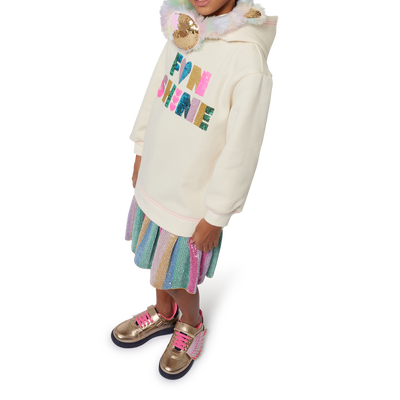 Vestido bimaterial elegante BILLIEBLUSH NI&Ntilde;A