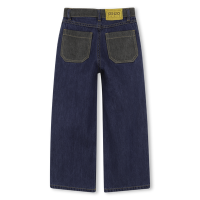 Pantal&oacute;n de denim KENZO KIDS NI&Ntilde;A