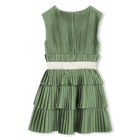 Vestido plisado manga corta KARL LAGERFELD KIDS 
                    NI&Ntilde;A