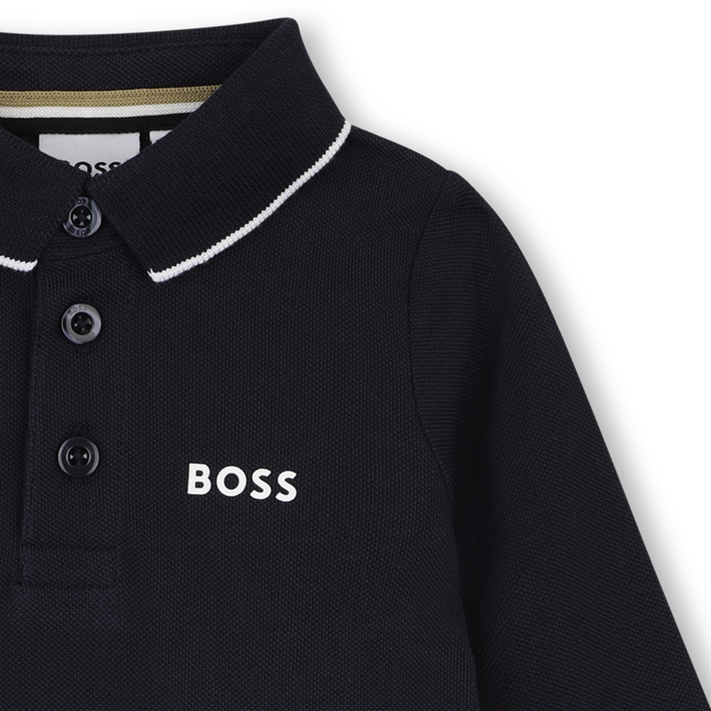 Polo de manga larga BOSS 
                        NI&Ntilde;O