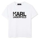 Camiseta de manga corta KARL LAGERFELD KIDS 
                    NI&Ntilde;O