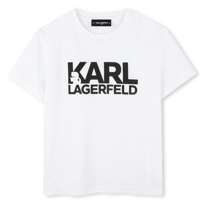 Camiseta de manga corta KARL LAGERFELD KIDS NI&Ntilde;O