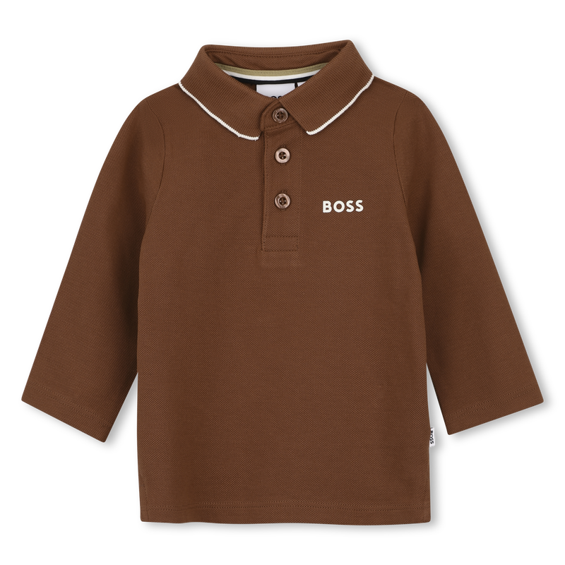 Polo de manga larga BOSS 
                        NI&Ntilde;O