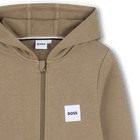 Sudadera con capucha con cremallera BOSS 
                    NI&Ntilde;O