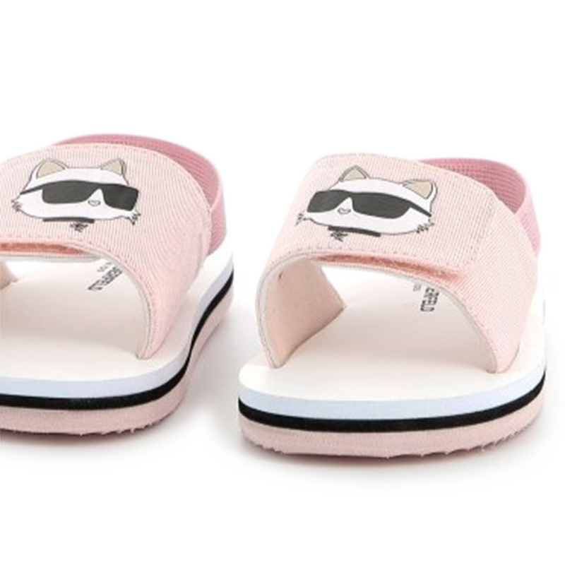 Sandalias ligeras con velcro KARL LAGERFELD KIDS 
                        UNISEXO