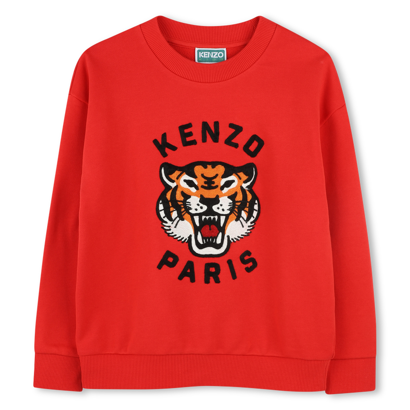Sudadera con tigre bordado KENZO KIDS 
                        NI&Ntilde;O
