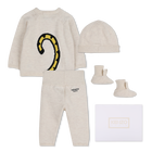 Conjunto de sweater, pantalones, gorro y calcetine KENZO KIDS 
                    UNISEXO