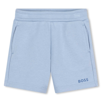 Pantal&oacute;n corto liso de mulet&oacute;n BOSS NI&Ntilde;O