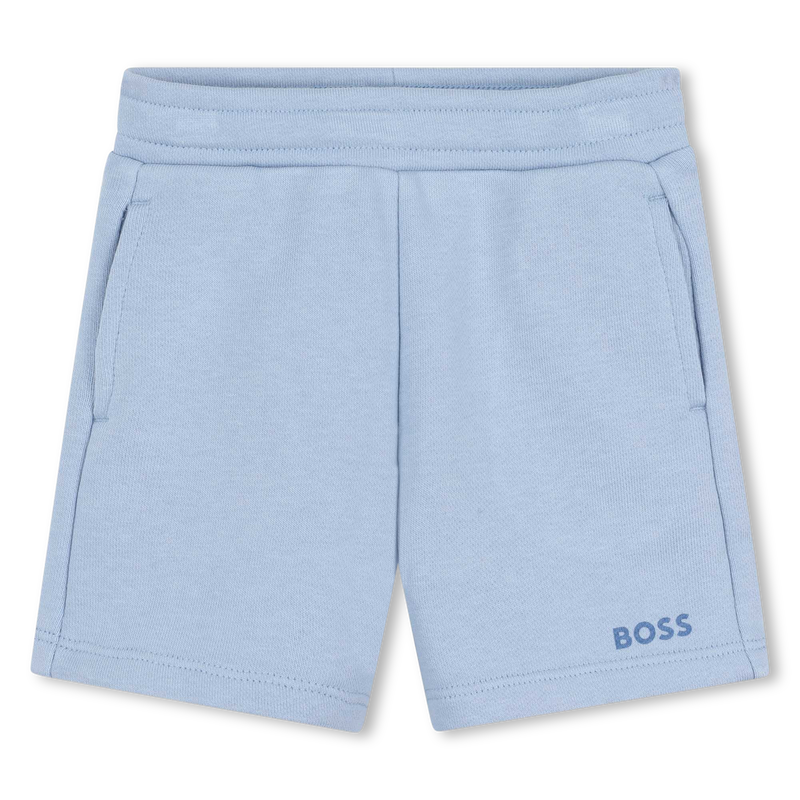 Pantal&oacute;n corto liso de mulet&oacute;n BOSS 
                        NI&Ntilde;O