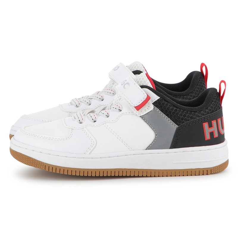 Zapatillas con cordones el&aacute;sticos HUGO 
                        NI&Ntilde;O