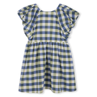 Vestido algod&oacute;n de cuadros KENZO KIDS 
                    NI&Ntilde;A