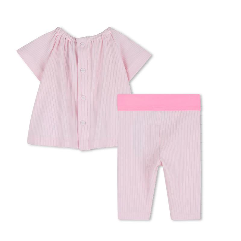 CONJUNTO DE CAMISETA + PANTAL&Oacute;N BOSS 
                        NI&Ntilde;A