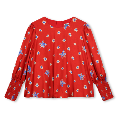 Blusa holgada y estampada KENZO KIDS NIÑA