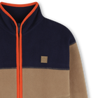 C&aacute;rdigan de forro polar bicolor TIMBERLAND 
                    NI&Ntilde;O